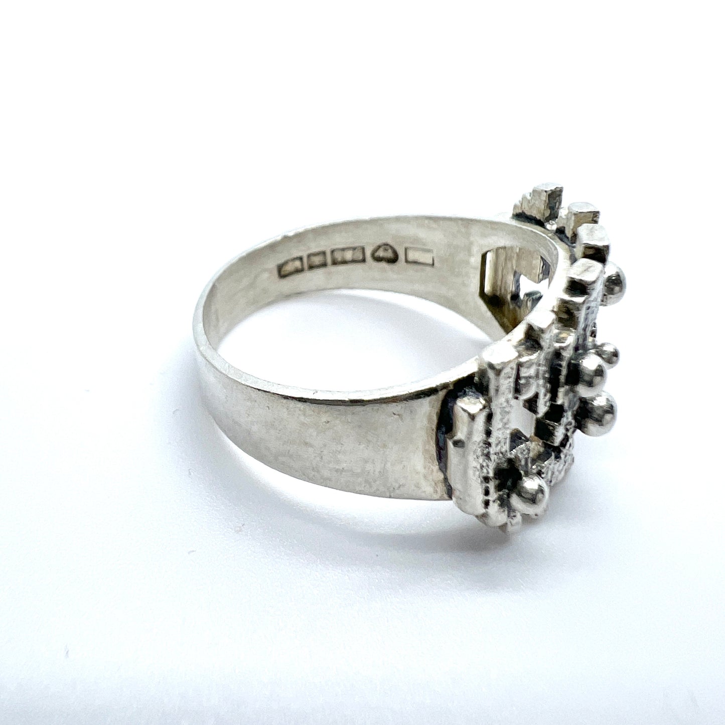 Salovaara, Finland 1973. Vintage Sterling Silver Ring.