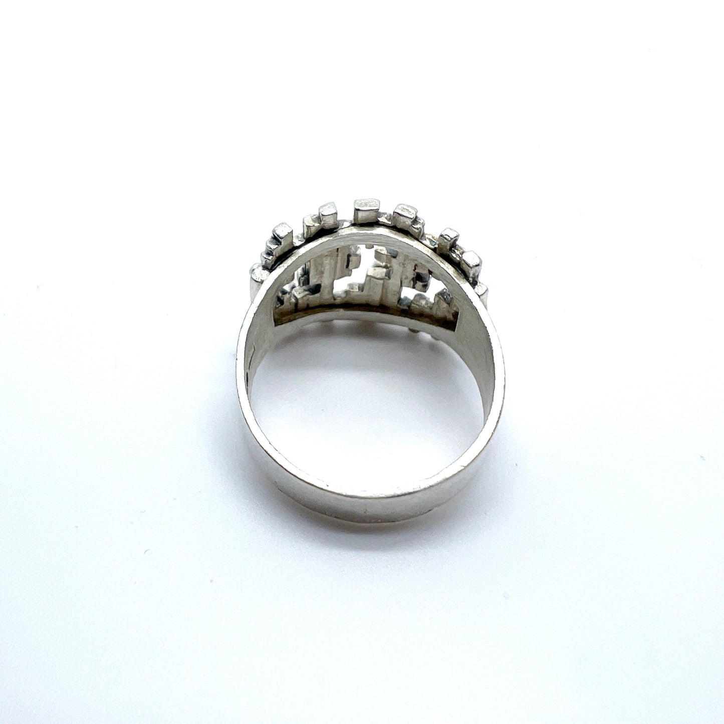 Salovaara, Finland 1973. Vintage Sterling Silver Ring.