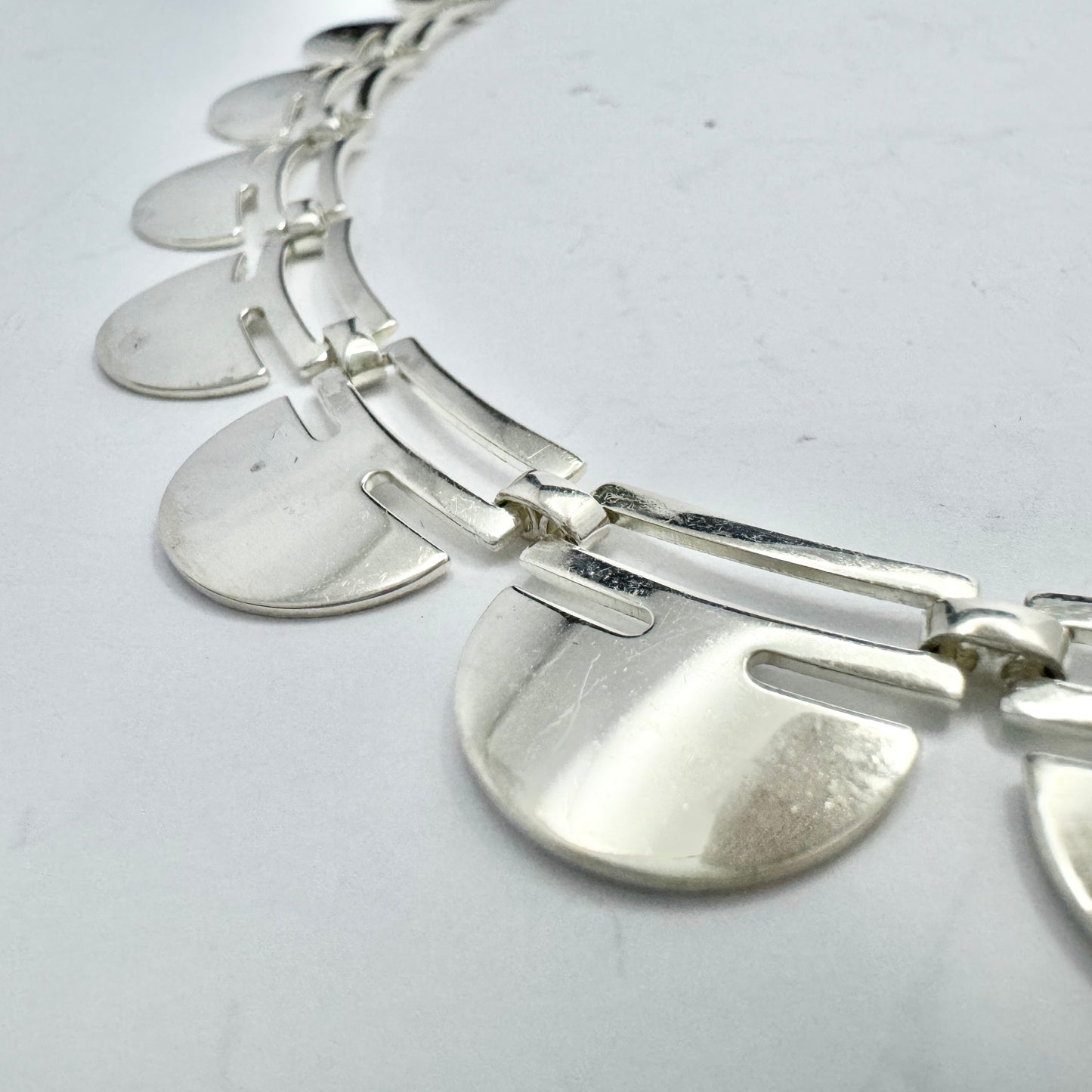 Sweden. Vintage Sterling Silver Necklace.