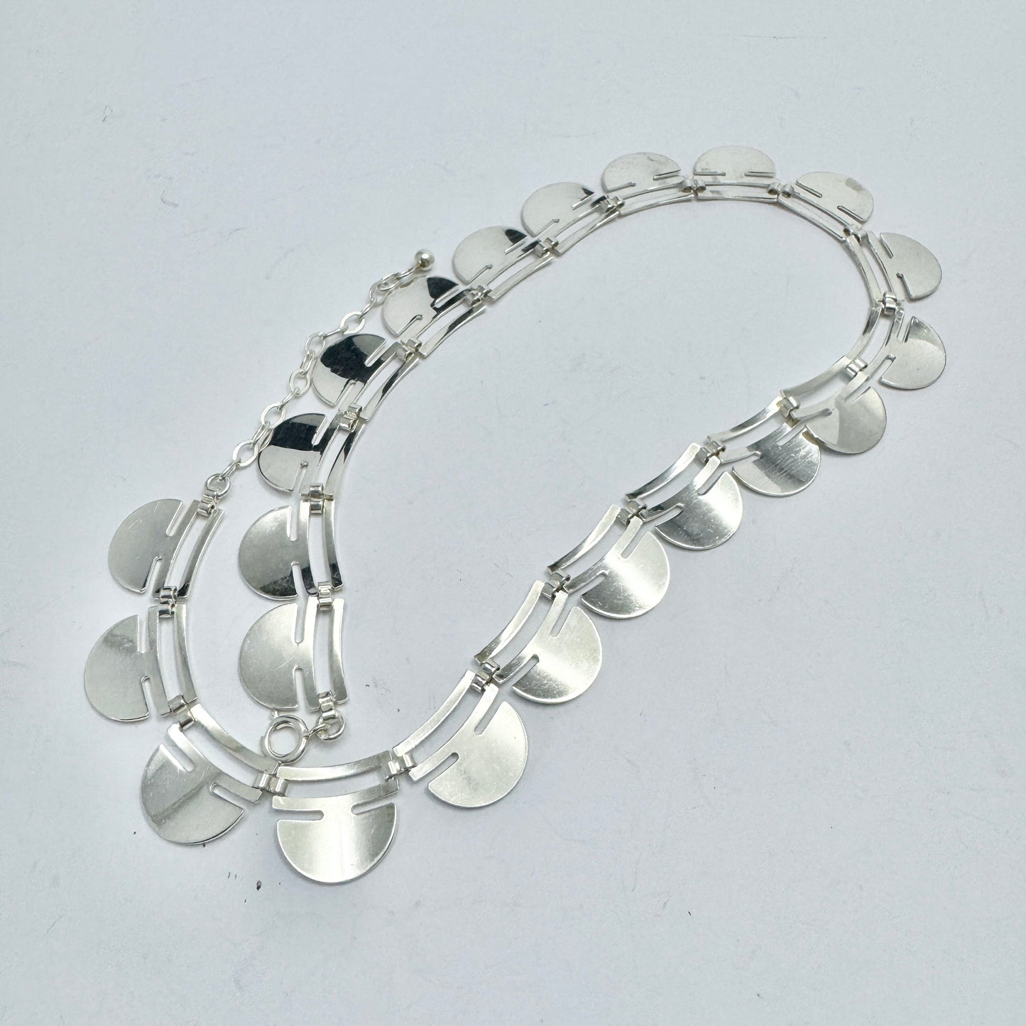 Sweden. Vintage Sterling Silver Necklace.