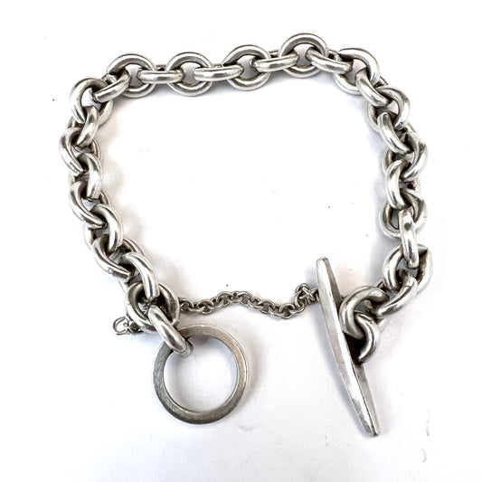 Herman Siersbøl Denmark 1950-60s. Sterling Silver Bracelet.