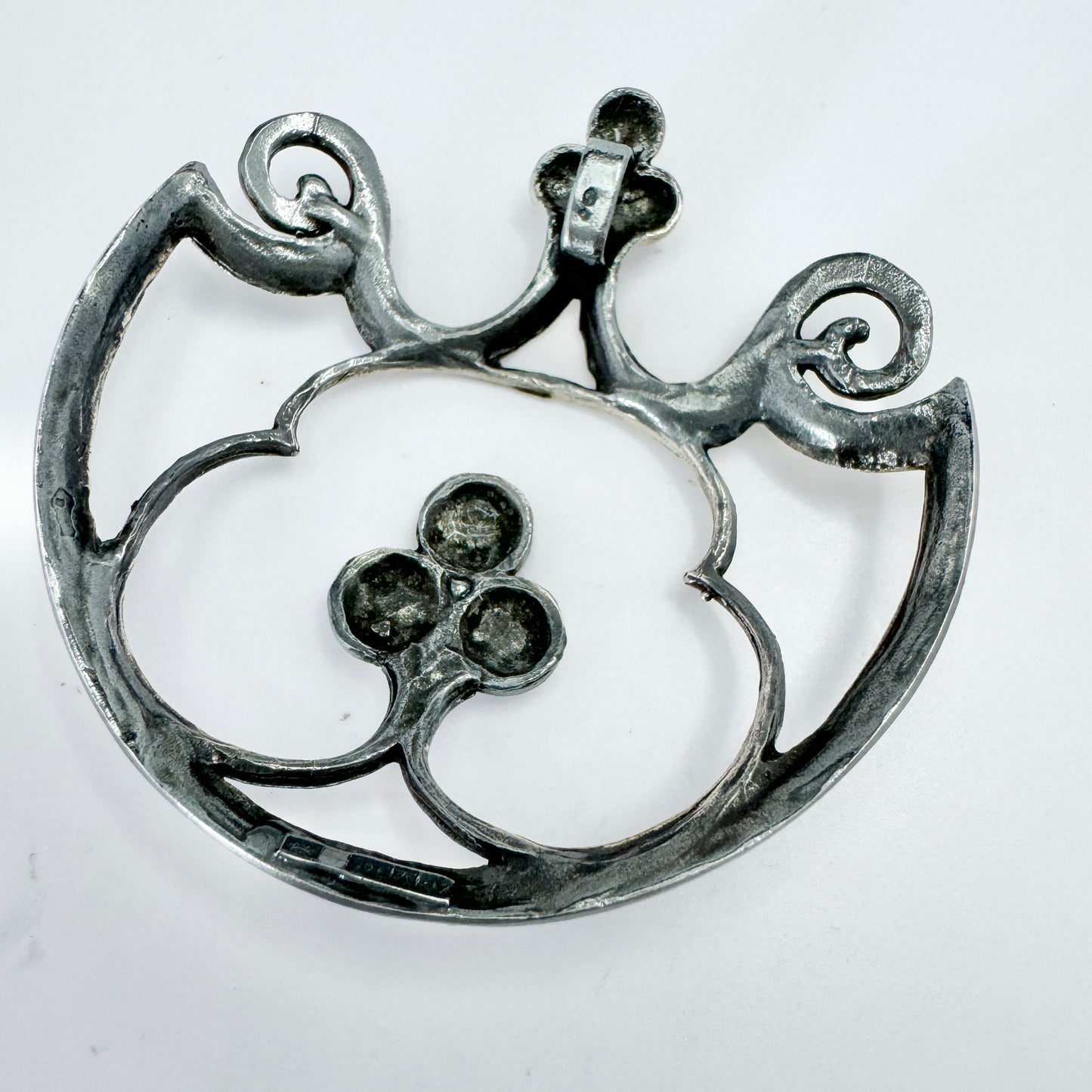 Valo-Koru, Finland 1973. Large Vintage Sterling Silver Pendant.