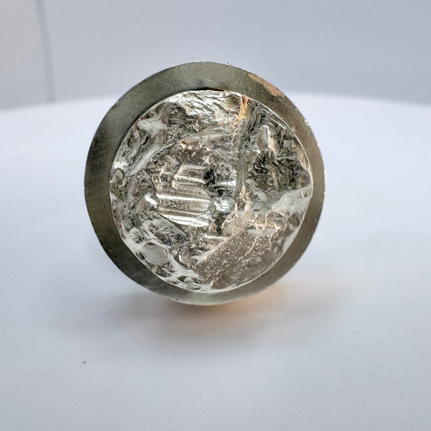 Herman Siersbøl Denmark 1960-70s. Vintage Modernist Sterling Silver Ring