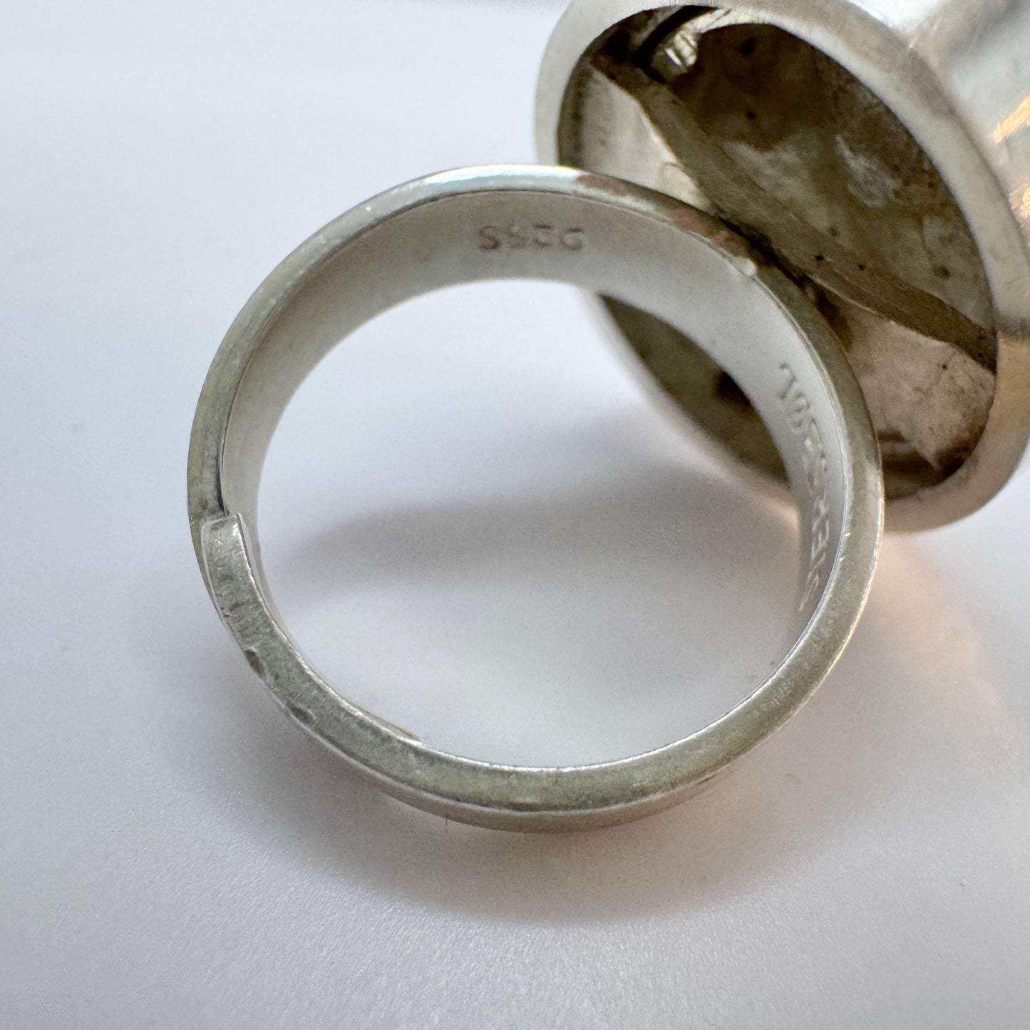 Herman Siersbøl Denmark 1960-70s. Vintage Modernist Sterling Silver Ring