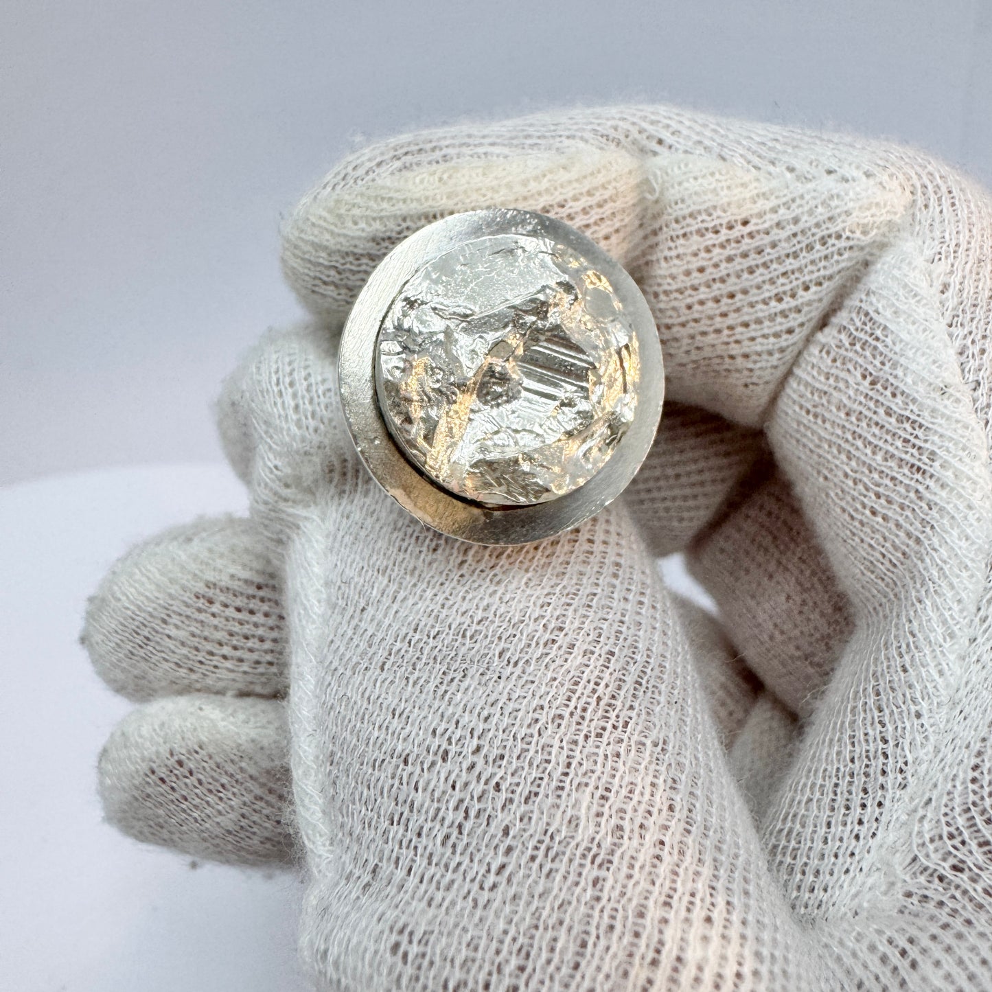 Herman Siersbøl Denmark 1960-70s. Vintage Modernist Sterling Silver Ring