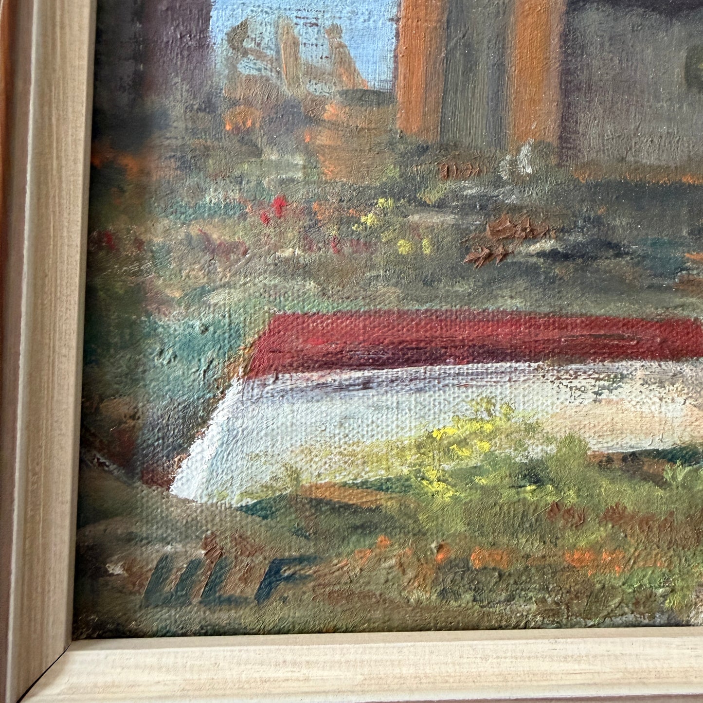 Swedish Archipelago ca 1940s. Vintage Oil Painting.
