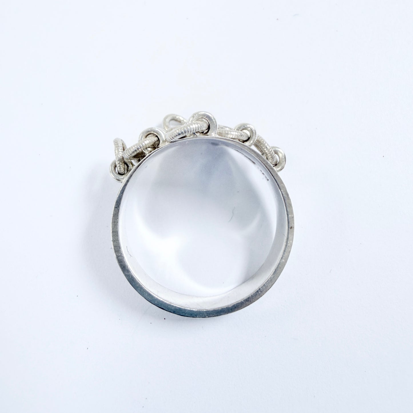 Nordmaling, Sweden year 1898. Antique Solid Silver Sami / Laplander Wedding Ring.