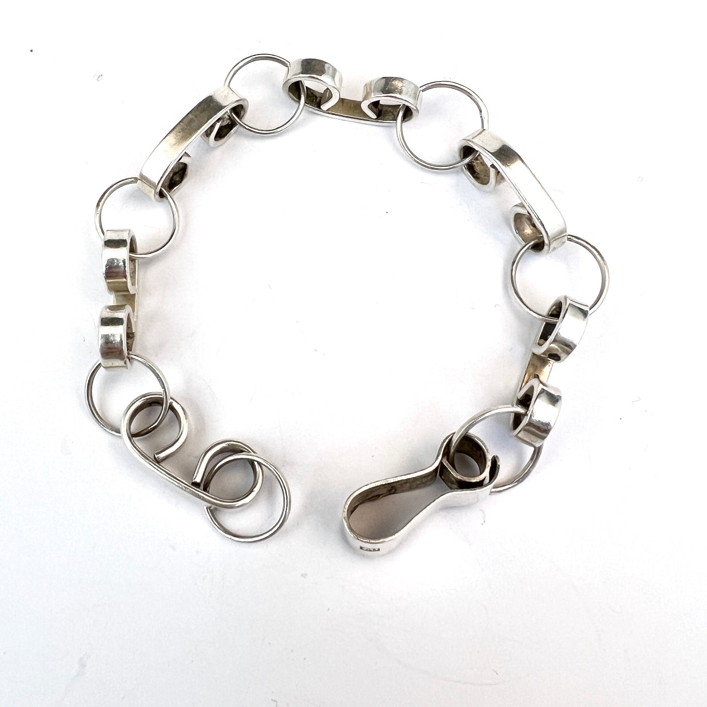 Ruth Engelsen, Sweden 1974. Vintage Sterling Silver Bracelet.