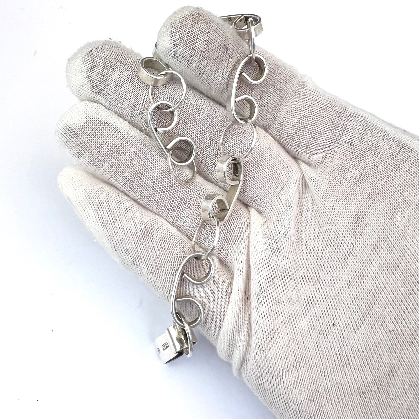 Ruth Engelsen, Sweden 1974. Vintage Sterling Silver Bracelet.