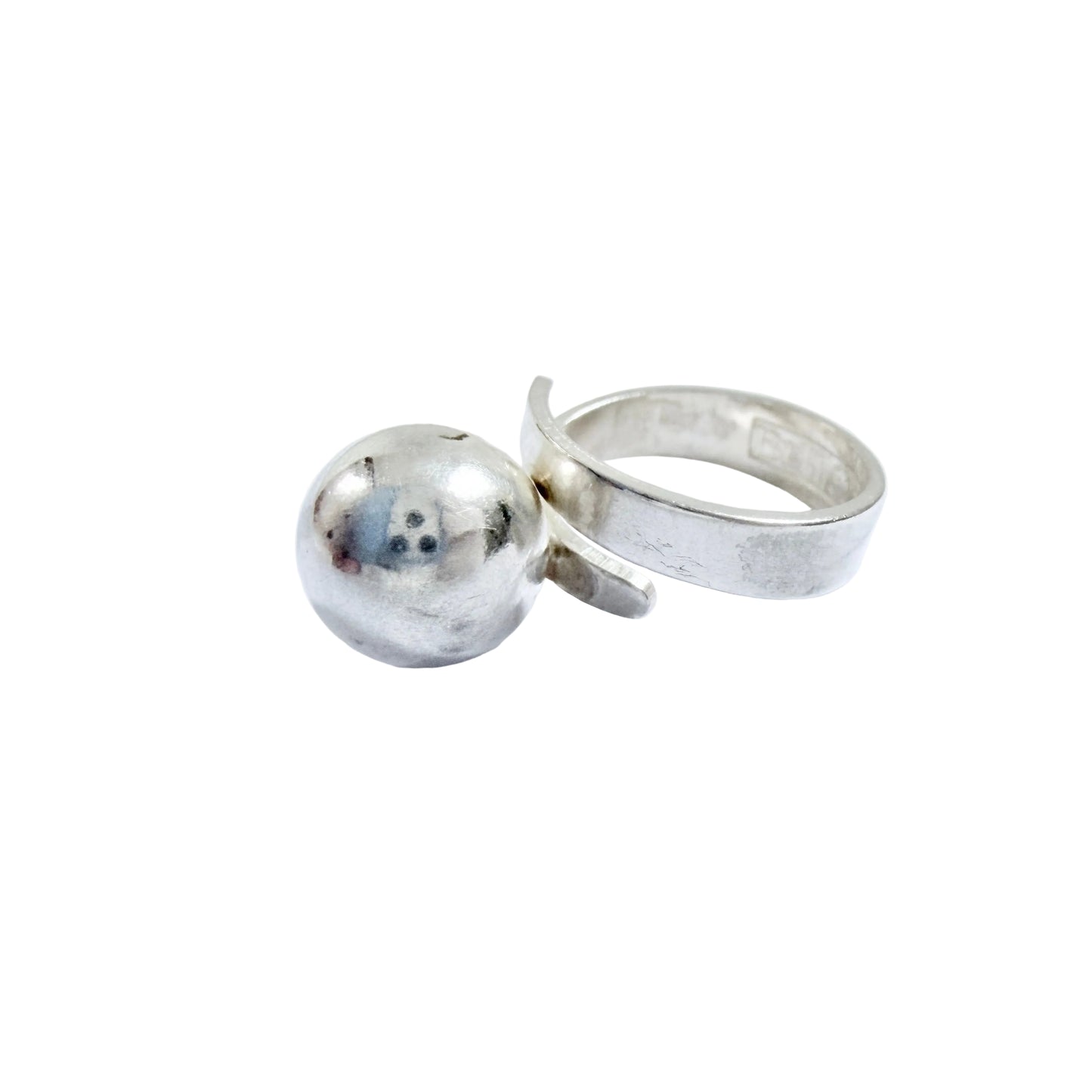 Bent Hallberg, Sweden ca 1970s. Vintage Sterling Silver Ring.