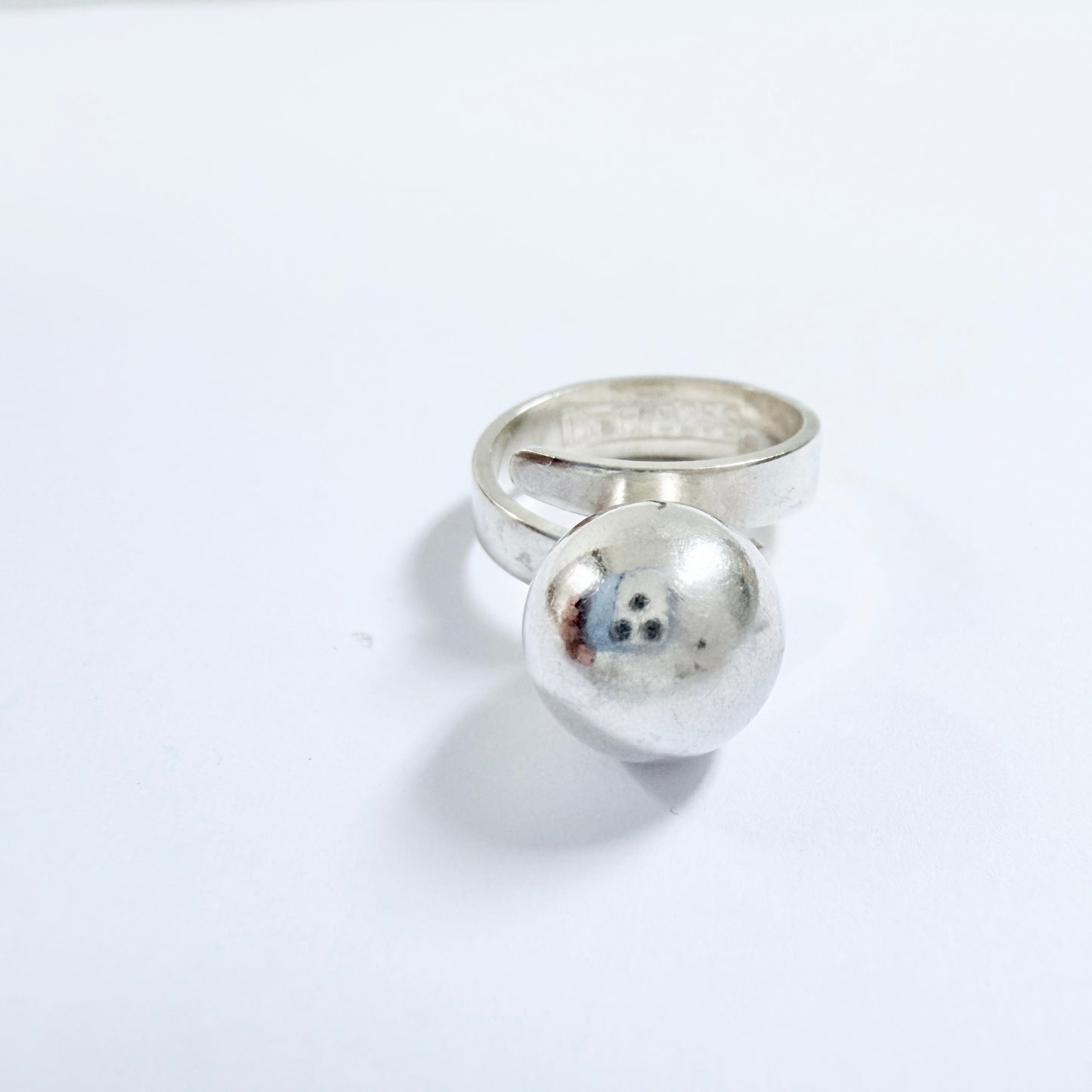 Bent Hallberg, Sweden ca 1970s. Vintage Sterling Silver Ring.