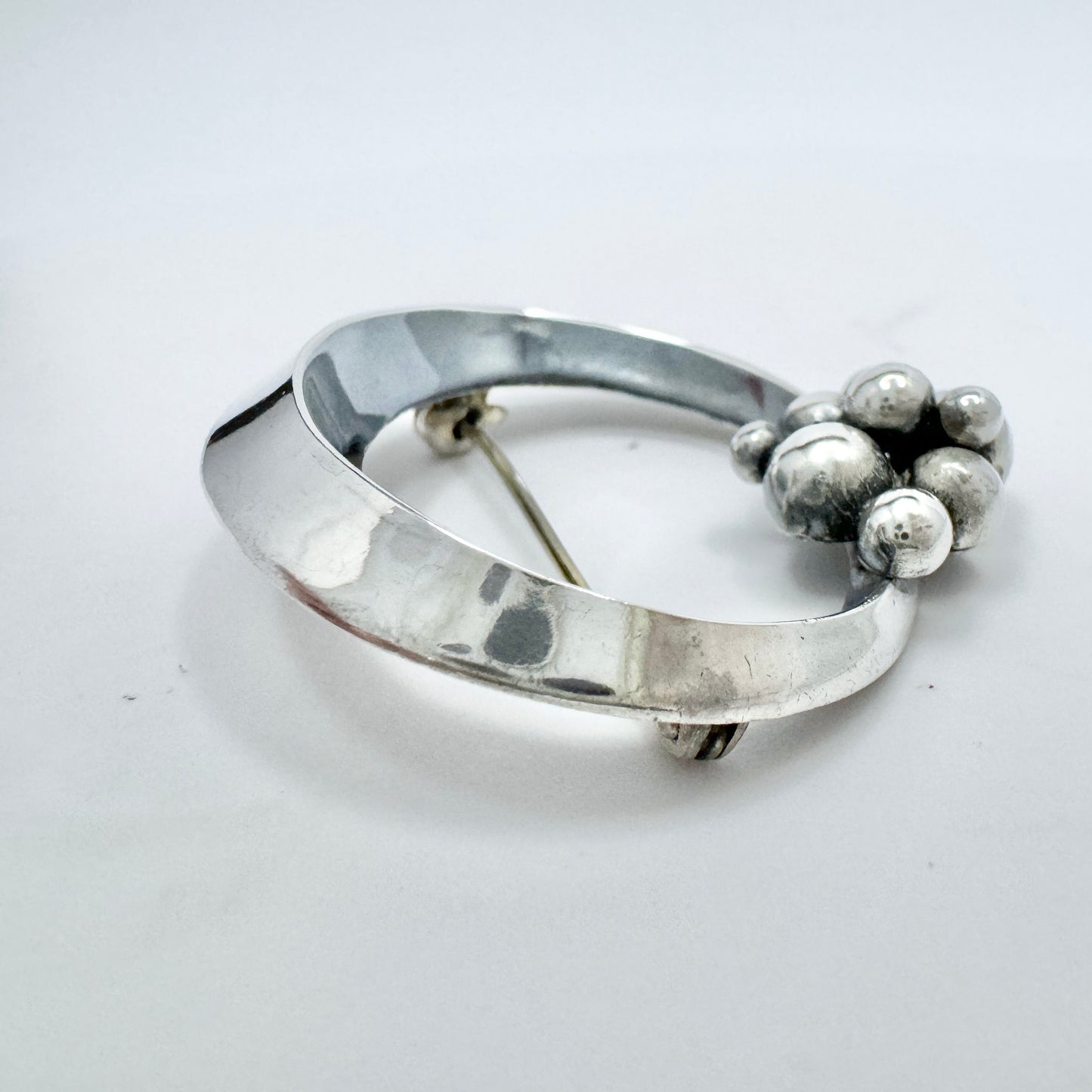 Erik Granit, Finland 1971. Vintage Sterling Silver Brooch.