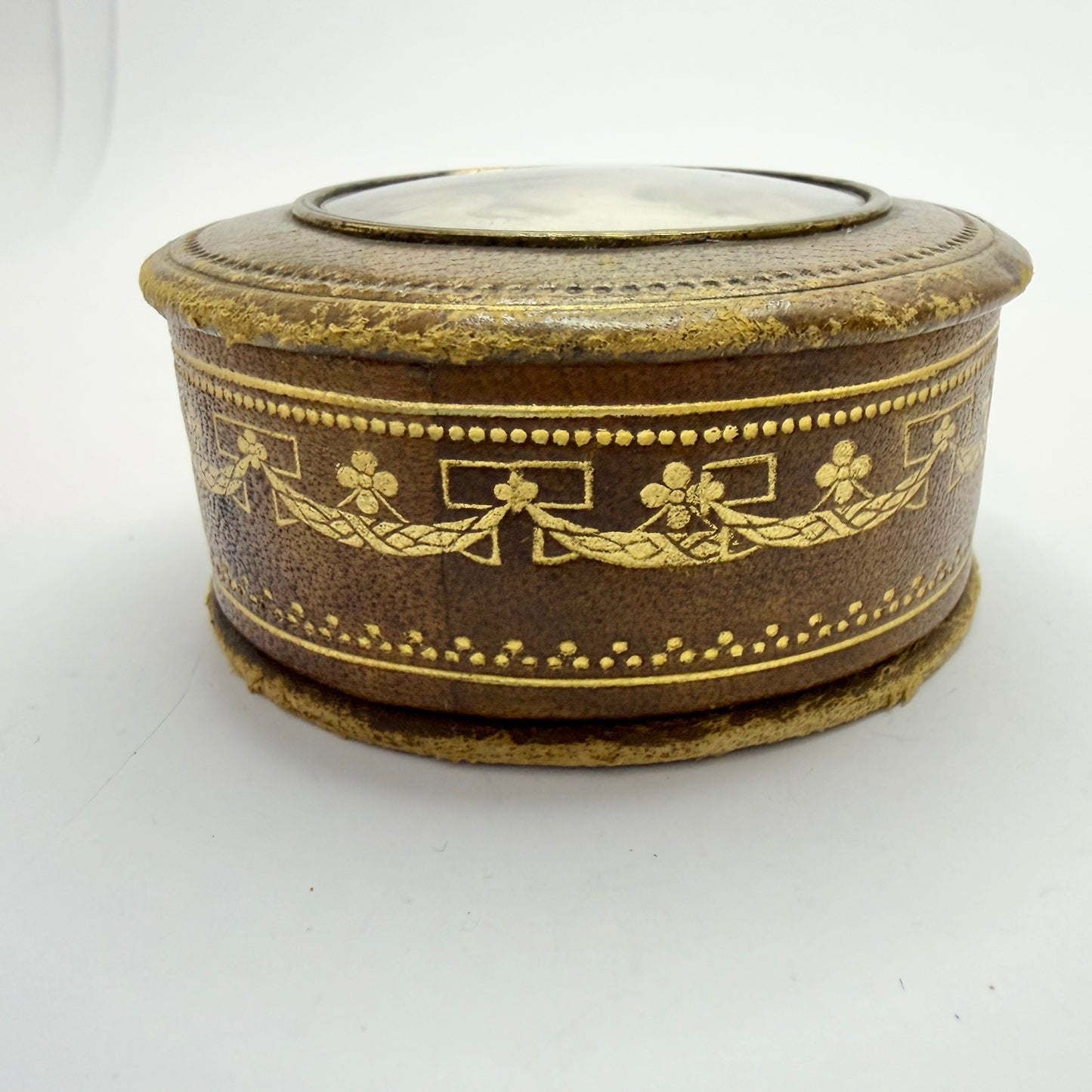 J.C Vickery Regent St. London. Antique Painted Portrait Jewelry Box.
