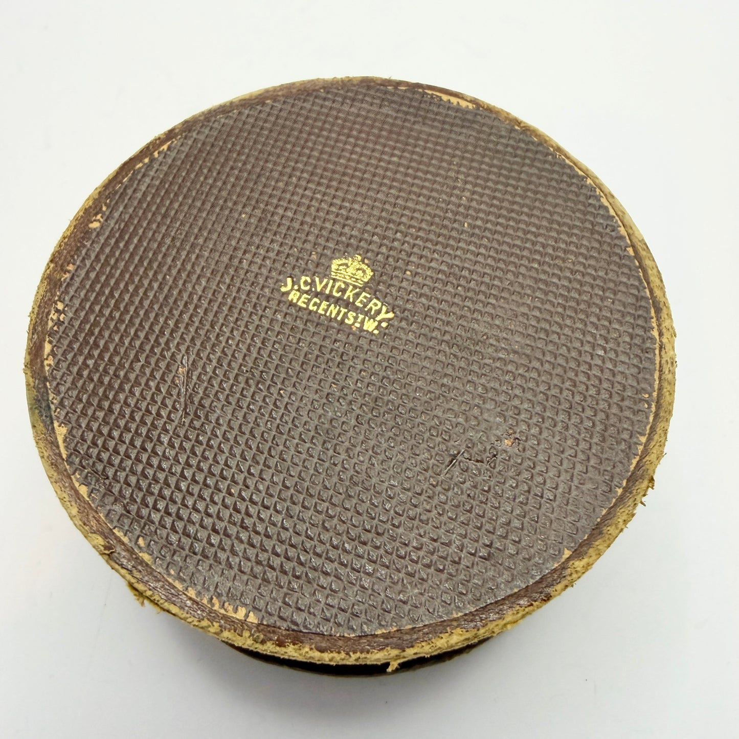 J.C Vickery Regent St. London. Antique Painted Portrait Jewelry Box.