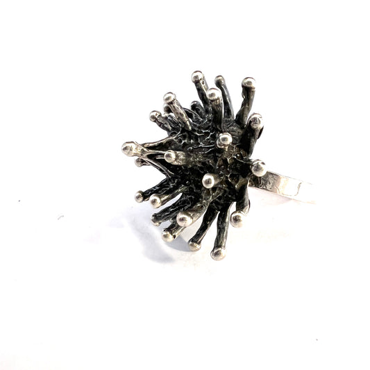 Bold Vintage Sterling Silver Ring.