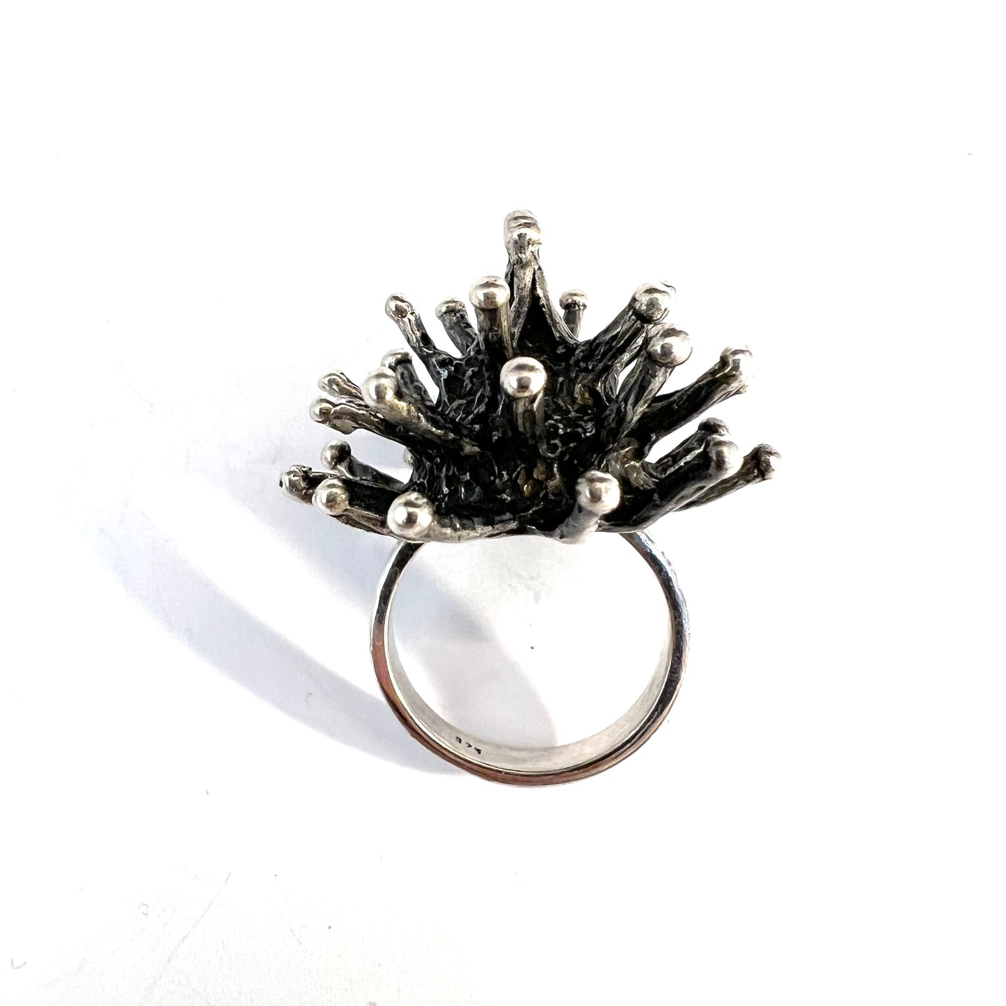 Bold Vintage Sterling Silver Ring.