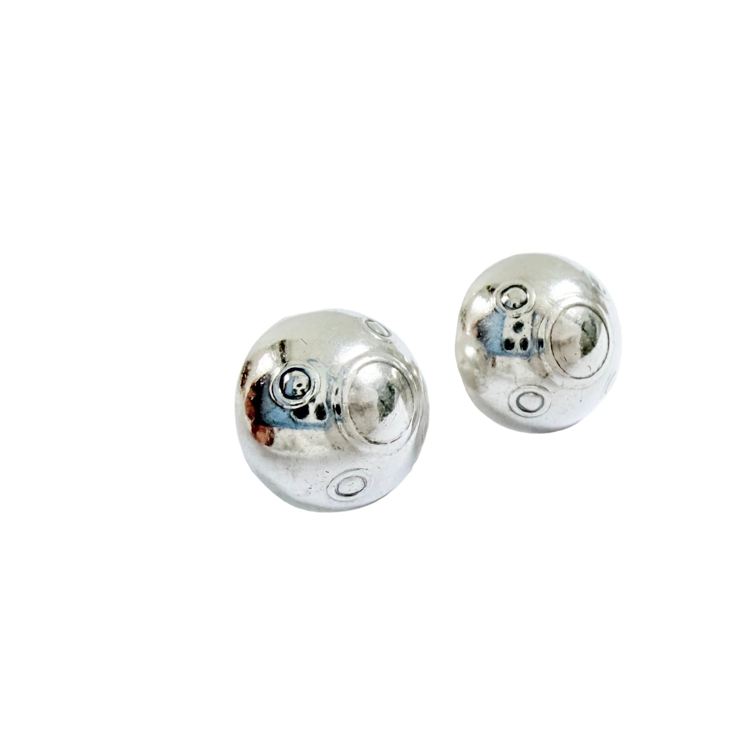 Kalevala Koru, Finland. Vintage Sterling Silver Stud Earrings.