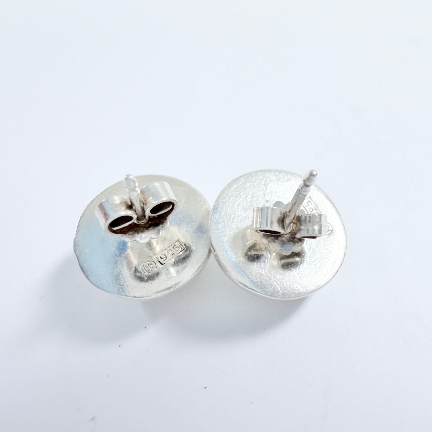 Kalevala Koru, Finland. Vintage Sterling Silver Stud Earrings.