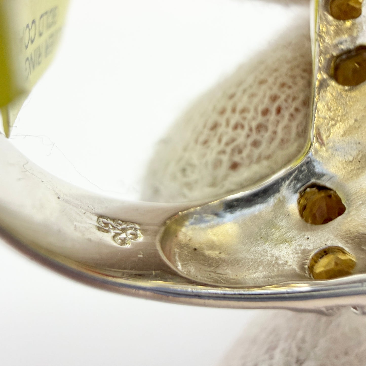 Bold Sterling Silver Garnet Quartz Ring.