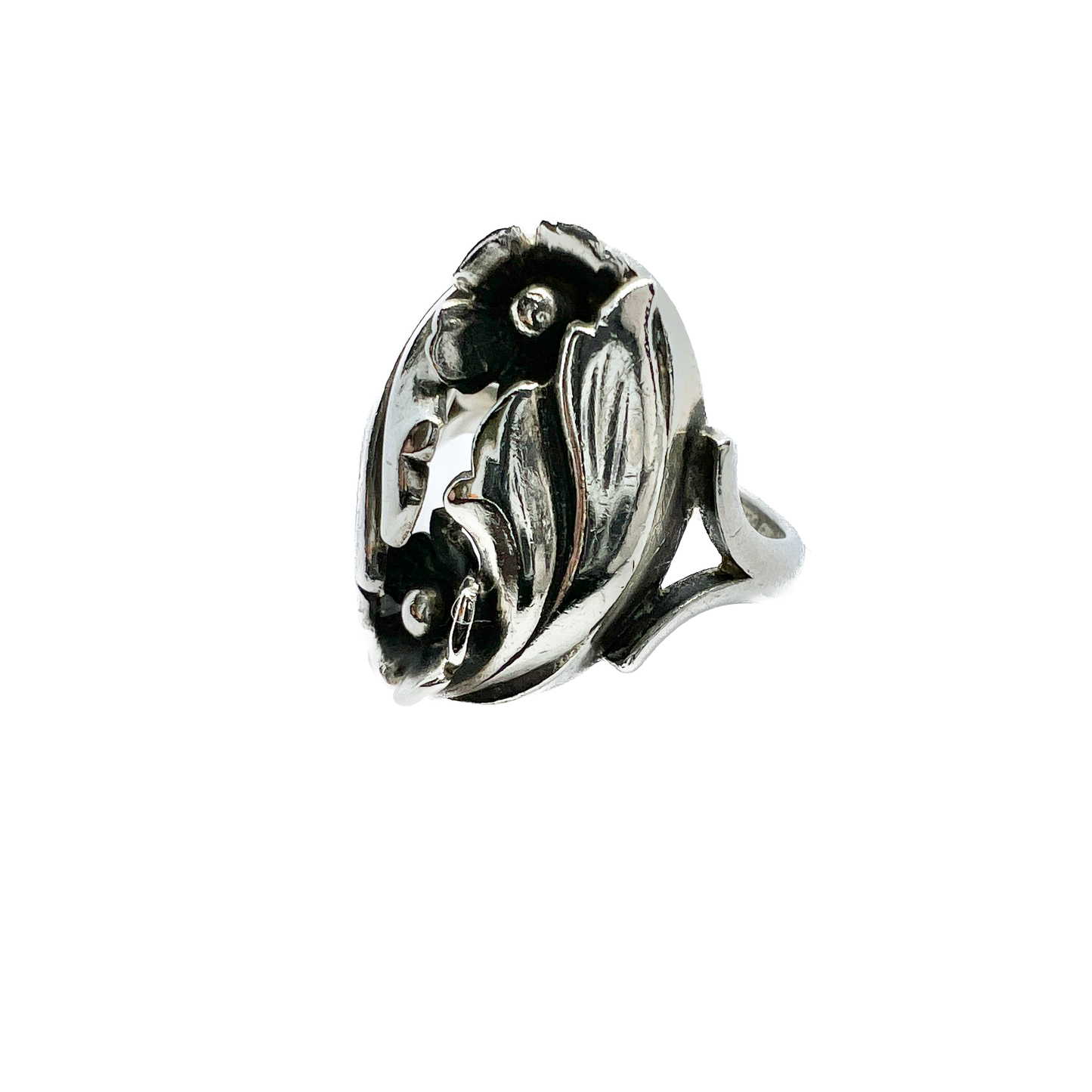 Niels Erik From. Denmark 1940-50s. Vintage Sterling Silver Ring.