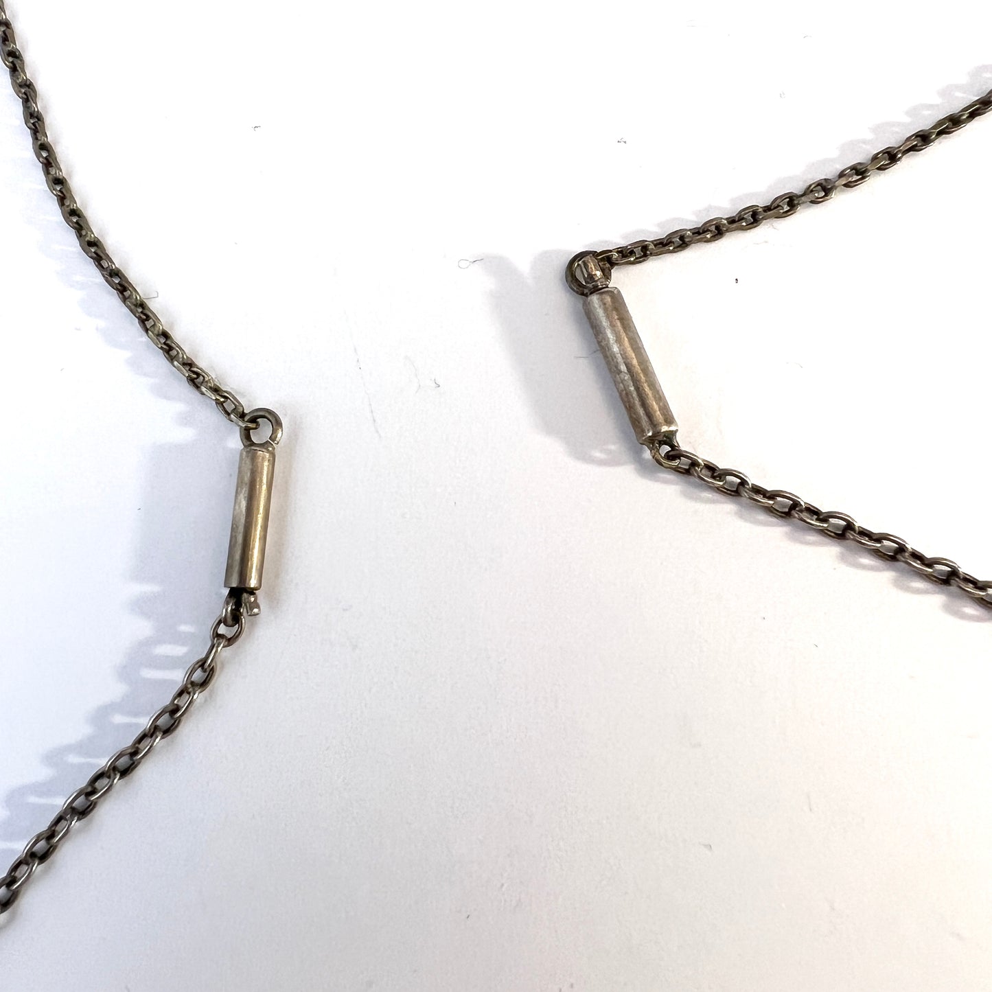 Germany, c 1900. Solid 900 Silver Jugendstil DEPOSÉ Pendant Necklace.