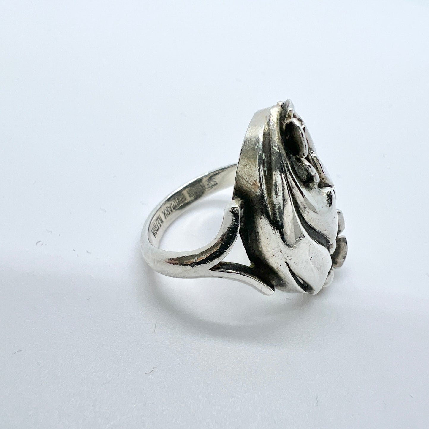 Niels Erik From. Denmark 1940-50s. Vintage Sterling Silver Ring.