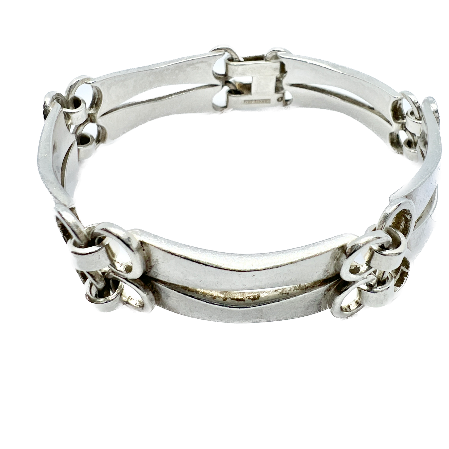 Claes E Giertta, Stockholm 1971. Vintage Sterling Silver Bracelet. Signed.