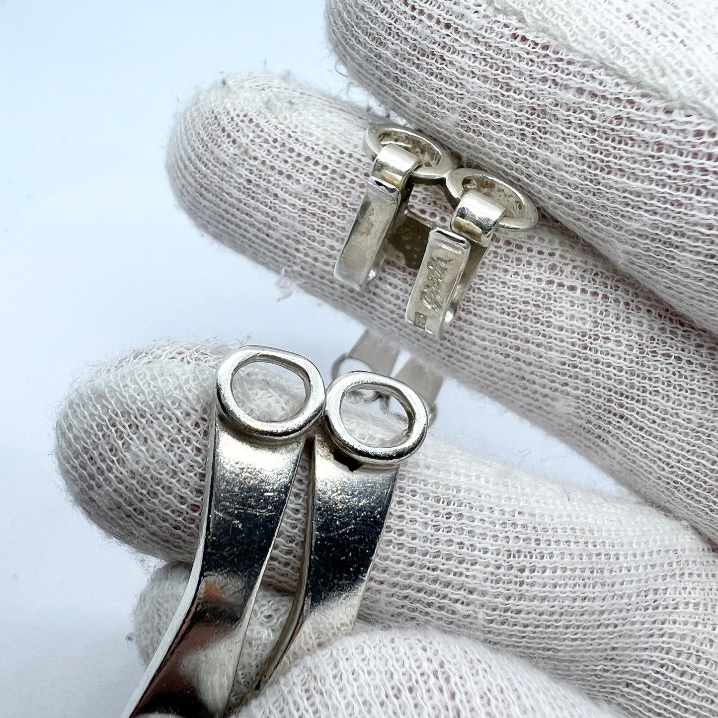 Claes E Giertta, Stockholm 1971. Vintage Sterling Silver Bracelet. Signed.