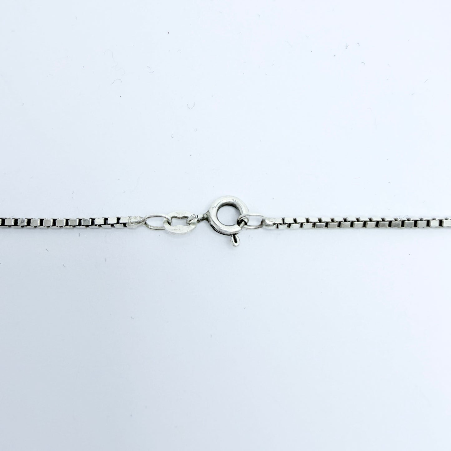 David Yurman. Vintage Sterling Silver Confetti Pendant + Long Chain.