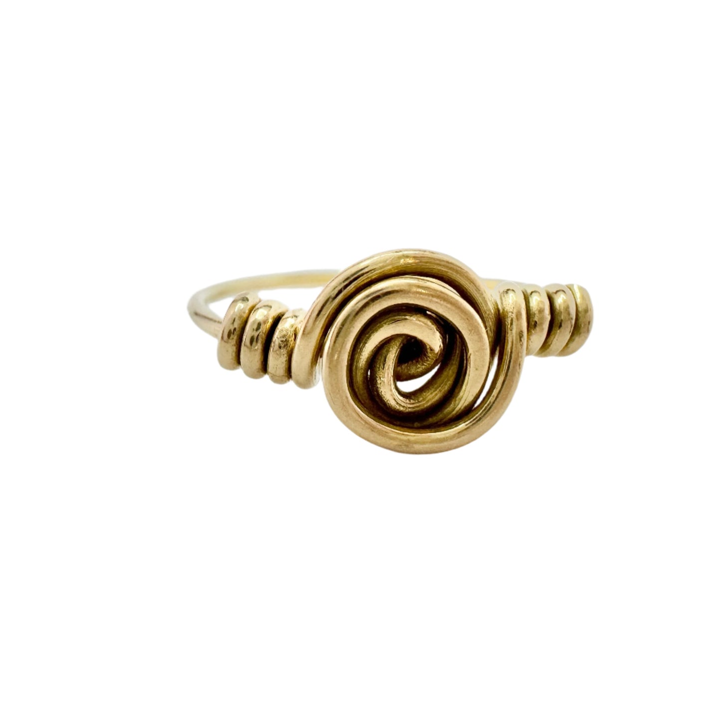 Vintage 18k Gold Viking Copy Love Knot Unisex Ring.