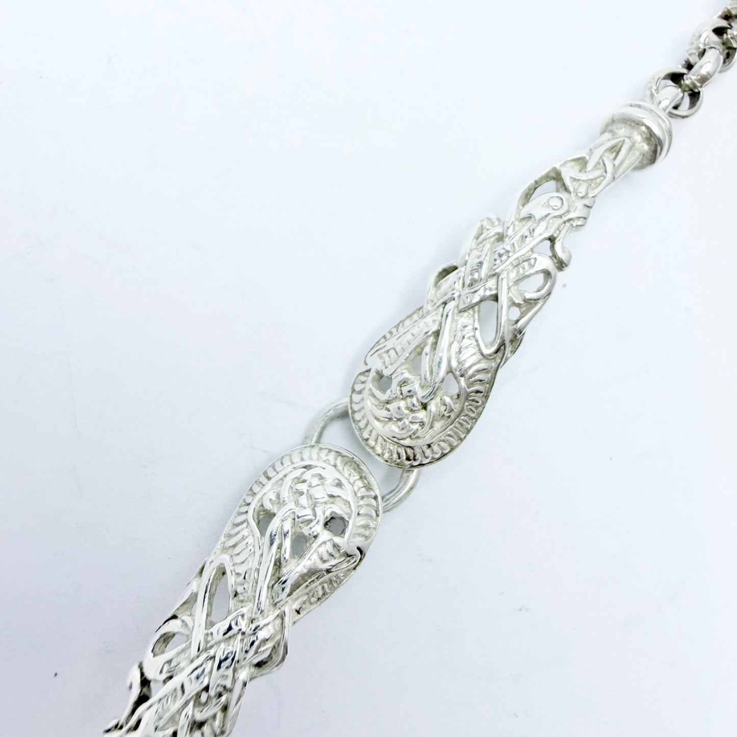 TJH, Dublin 1998. Vintage Sterling Silver Bracelet.