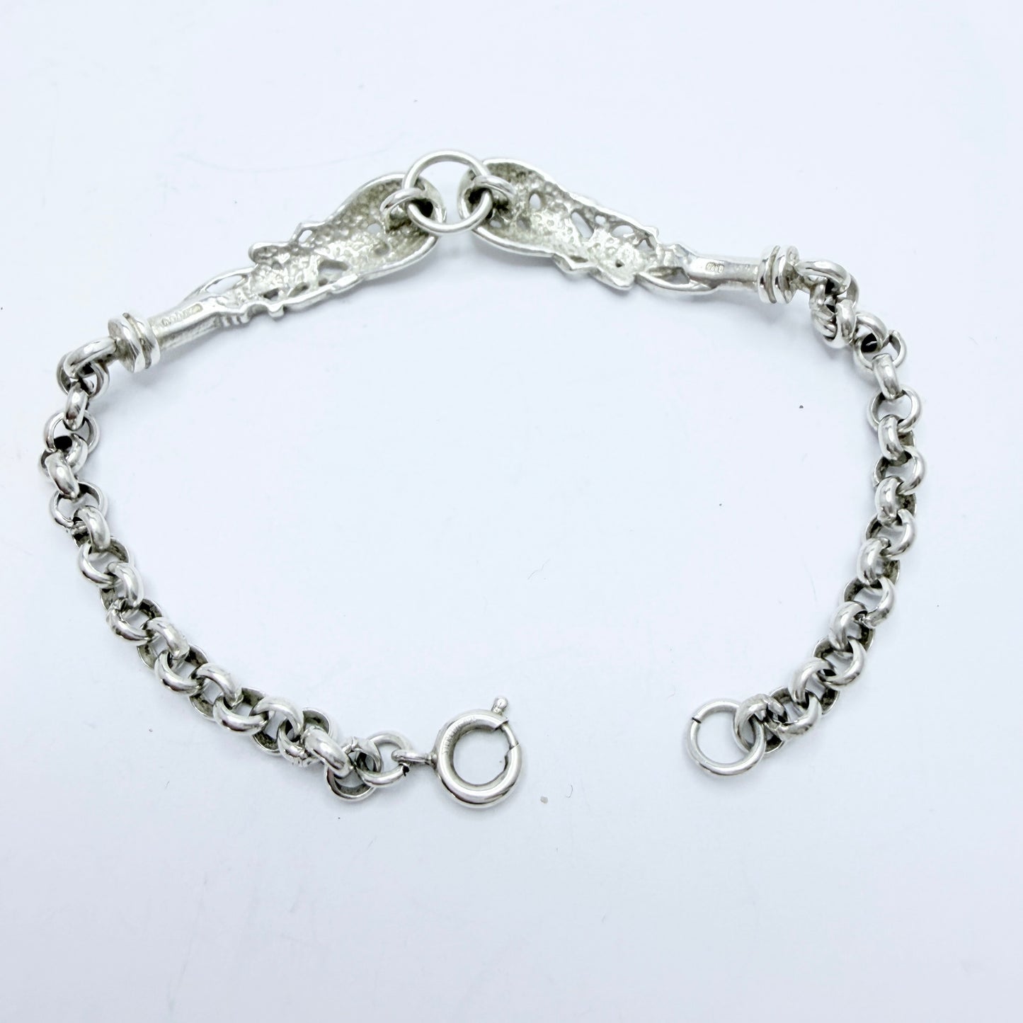 TJH, Dublin 1998. Vintage Sterling Silver Bracelet.