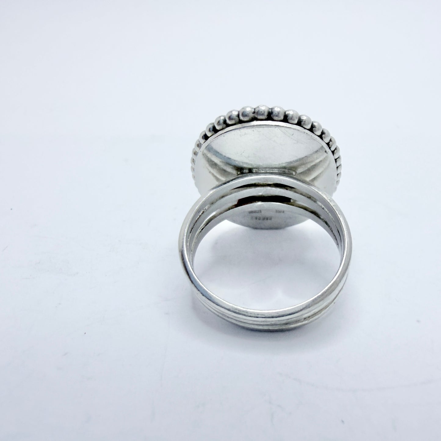 A Hillebrant, Sweden 1974. VIntage Sterling Silver Turquoise Ring.
