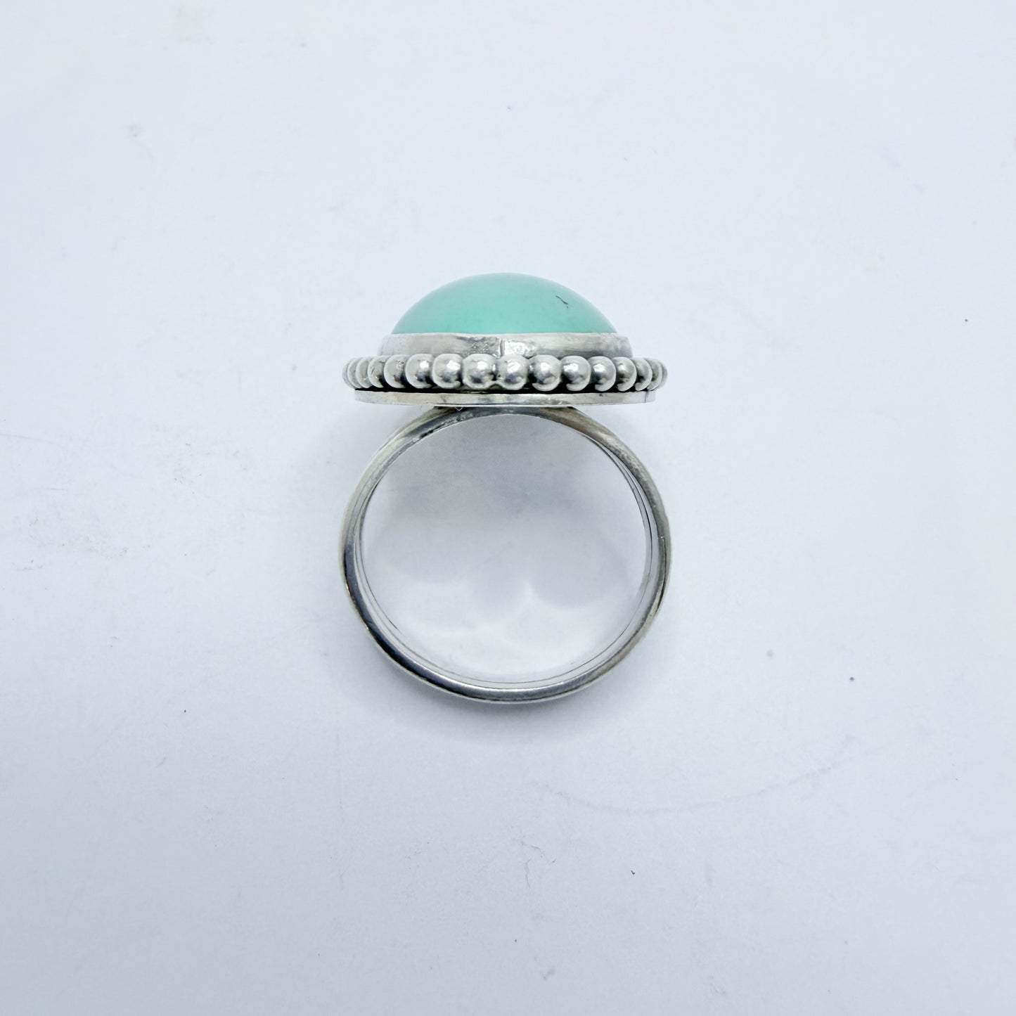A Hillebrant, Sweden 1974. VIntage Sterling Silver Turquoise Ring.