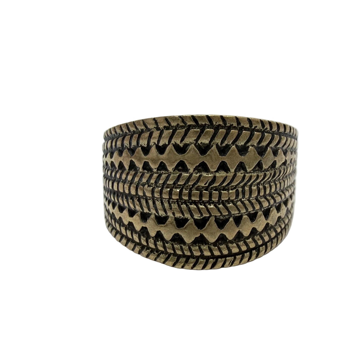 Vintage Scandinavian Bronze Viking Copy Ring.