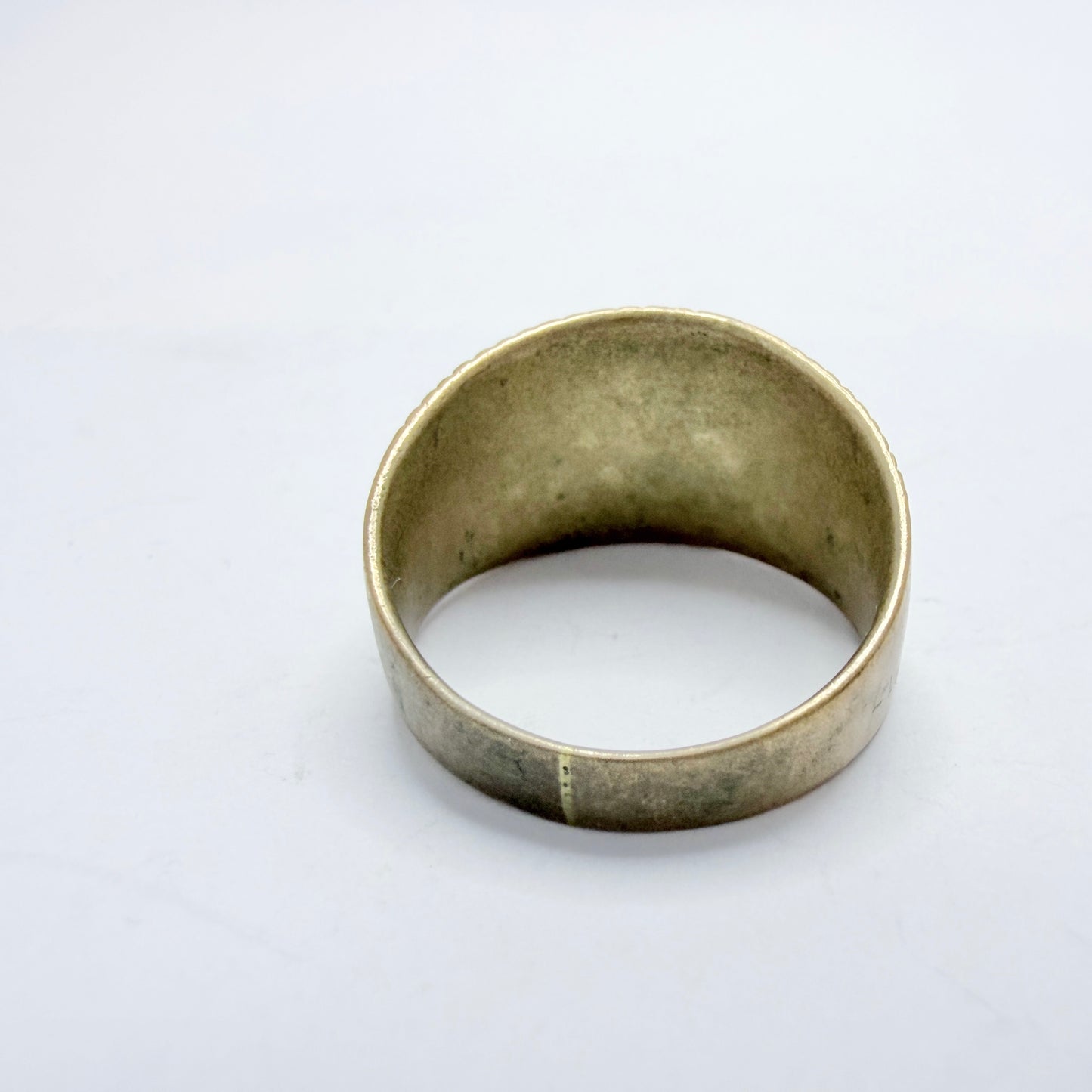 Vintage Scandinavian Bronze Viking Copy Ring.