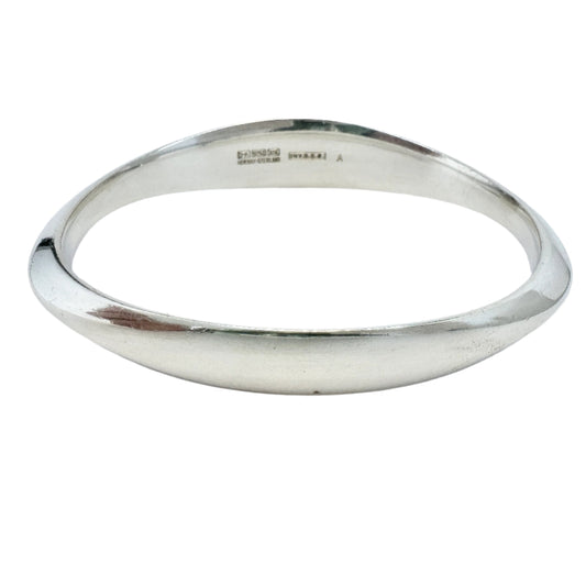 Bjørn Sigurd Østern for David Andersen Norway c 1960s Vintage Sterling Silver Chunky Bangle