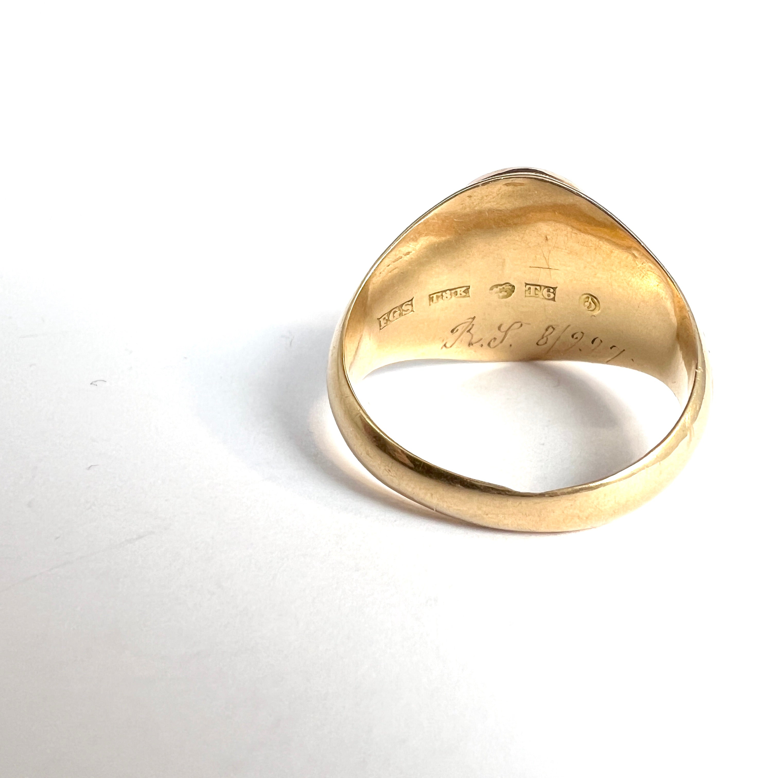 Signet Rings Gallery Vintage Gold Signet Rings