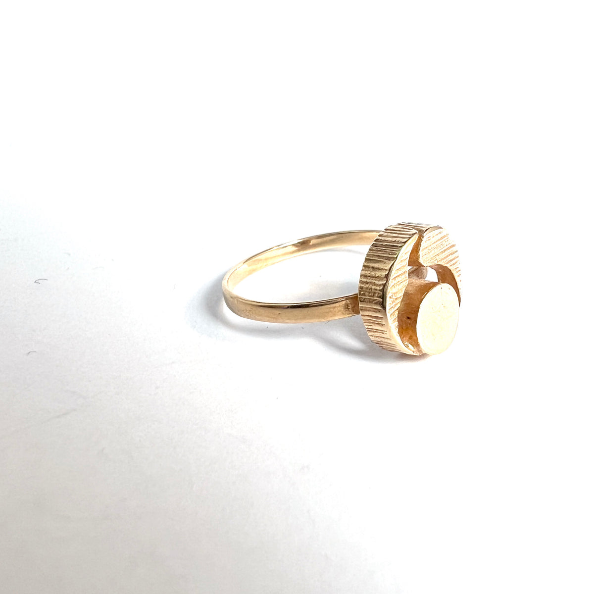 Sten Shop Rings Sten & Laine Finland. Vintage 14k Gold Ring. – T Niklasson Gallery