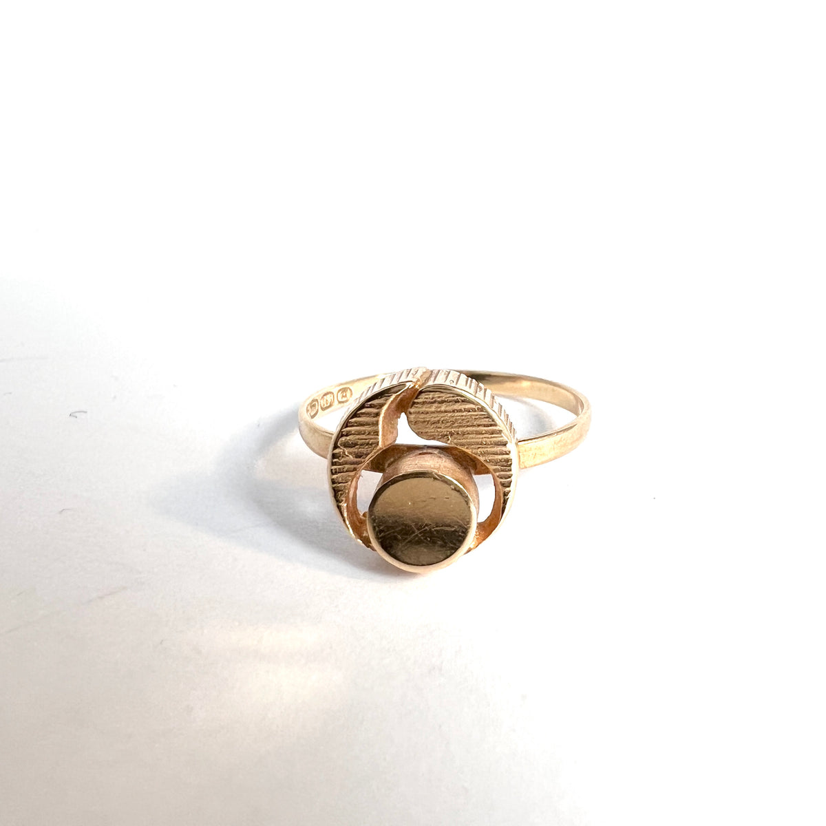 Sten Shop Rings Sten & Laine Finland. Vintage 14k Gold Ring. – T Niklasson Gallery
