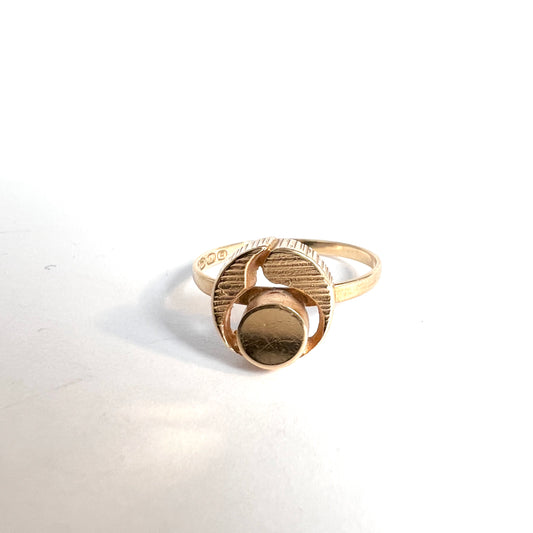Sten & Laine Finland. Vintage 14k Gold Ring.