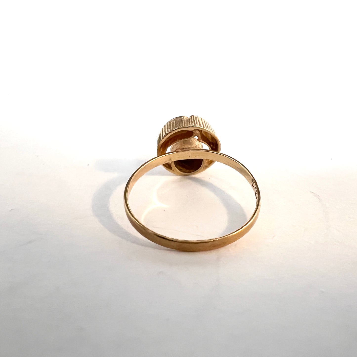 Sten & Laine Finland. Vintage 14k Gold Ring.