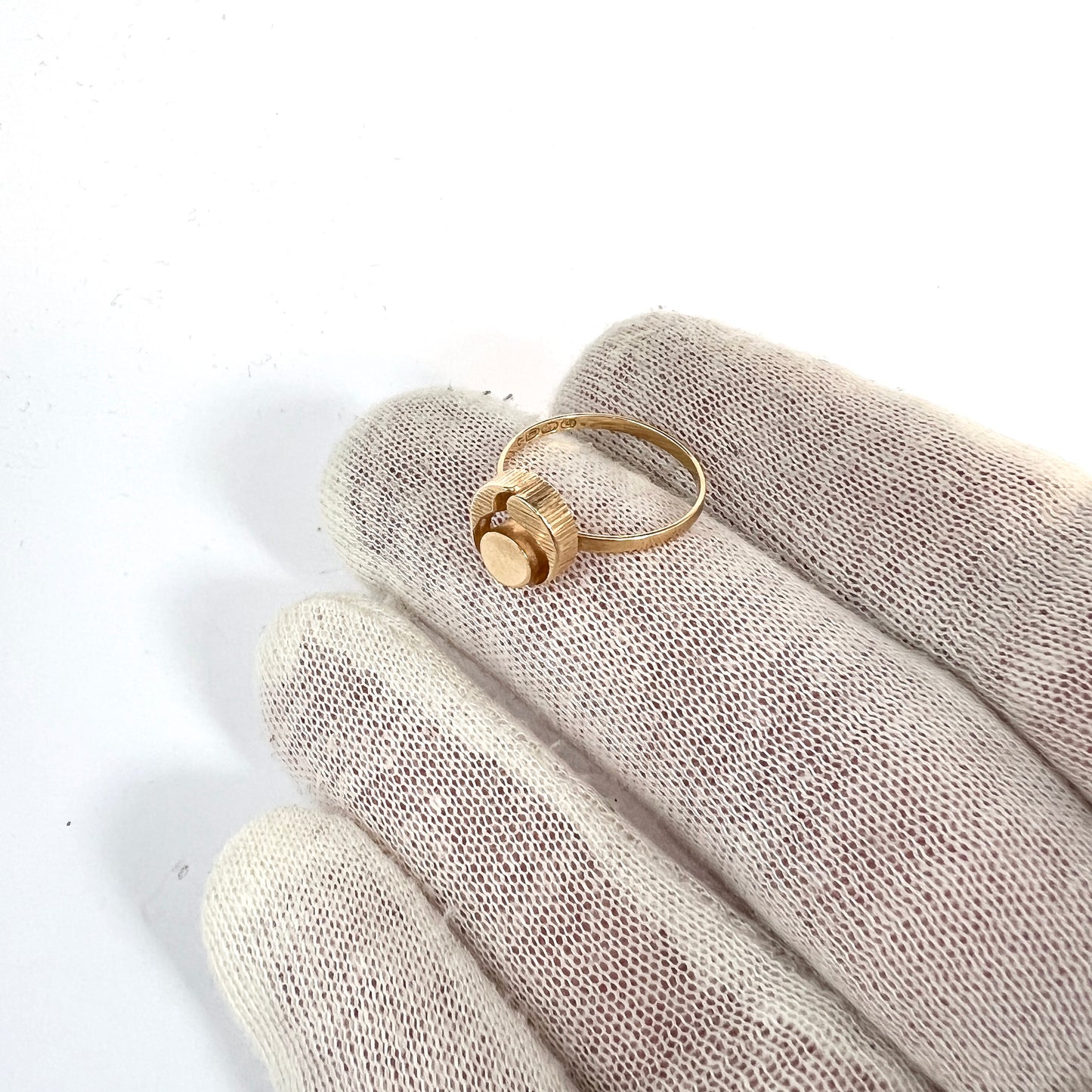 Sten & Laine Finland. Vintage 14k Gold Ring.