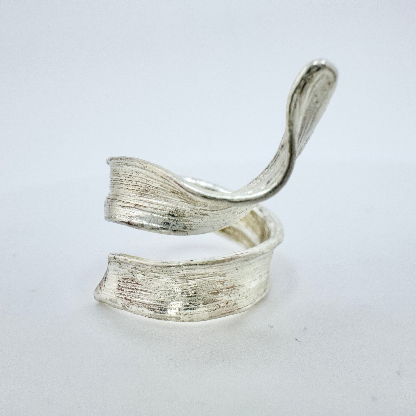 Flora Danica, Denmark. Vintage Sterling Silver Ring. Design: Græs