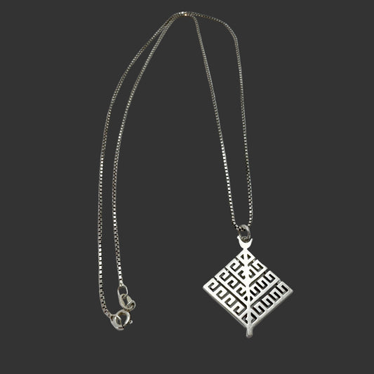 Kerstin Öhlin Lejonklou, Sweden 1988. Vintage Tree of Life Pendant Necklace in Sterling Silver.