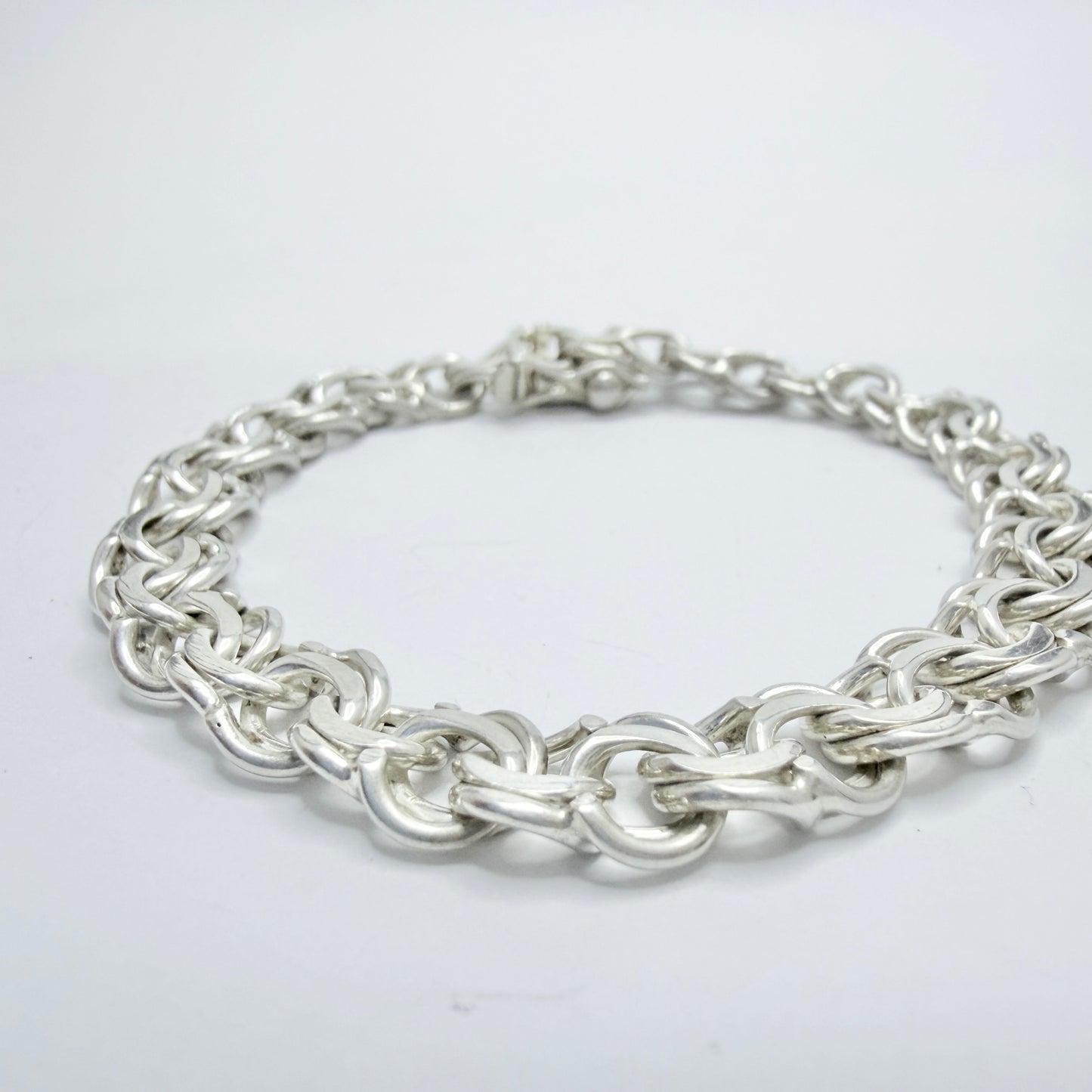Denmark 1960-70s. Vintage Solid Silver Bismarck Bracelet