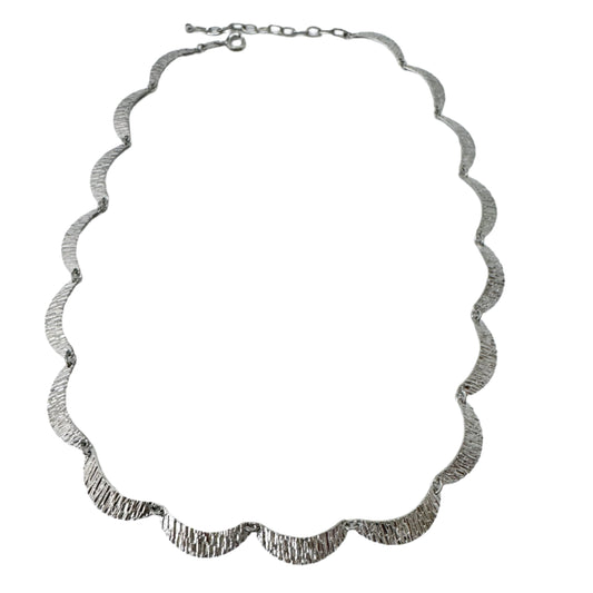 Friedrich Speidel, Germany c 1960-70s. Vintage Solid Silver Necklace.