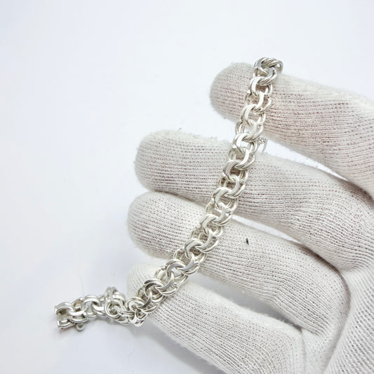 Denmark 1960-70s. Vintage Solid Silver Bismarck Bracelet