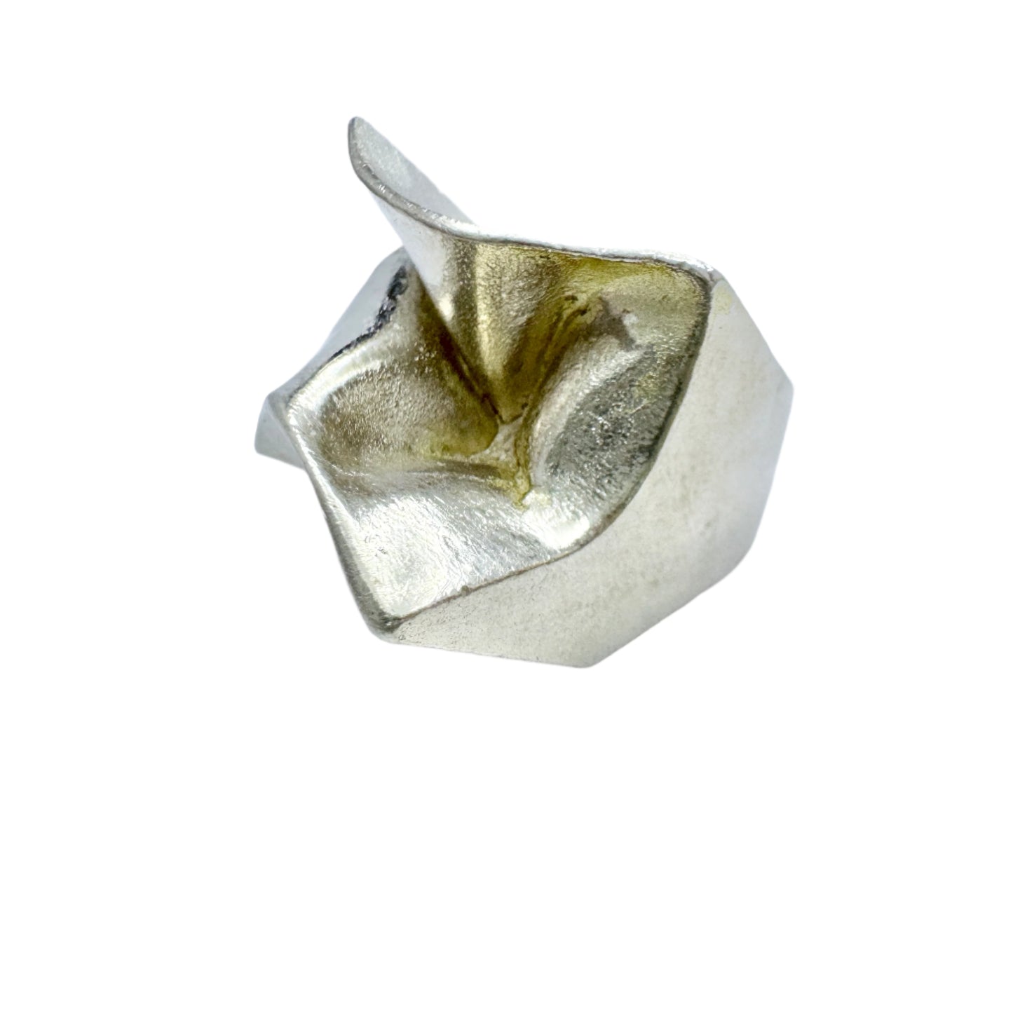 Björn Weckström for Lapponia, Finland 1971. Bold Sterling Silver Ring. Design Carina