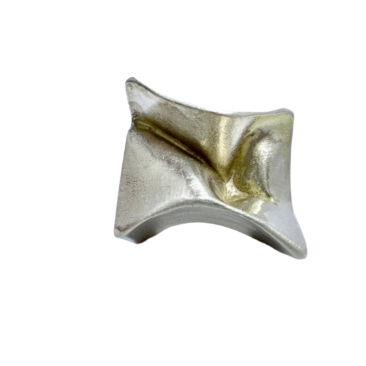 Björn Weckström for Lapponia, Finland 1971. Bold Sterling Silver Ring. Design Carina